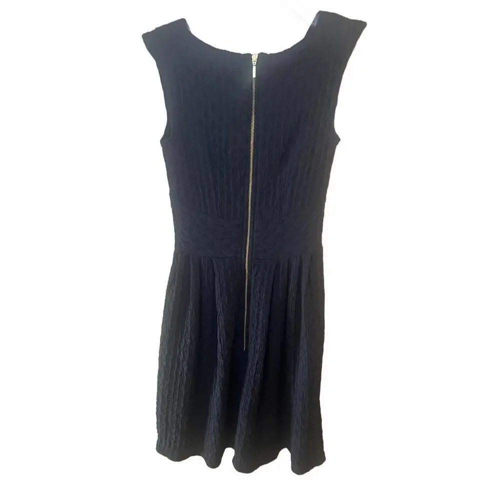 Black Textured Stretchy Sleeveless Dress by Closet New with Tags Size XS